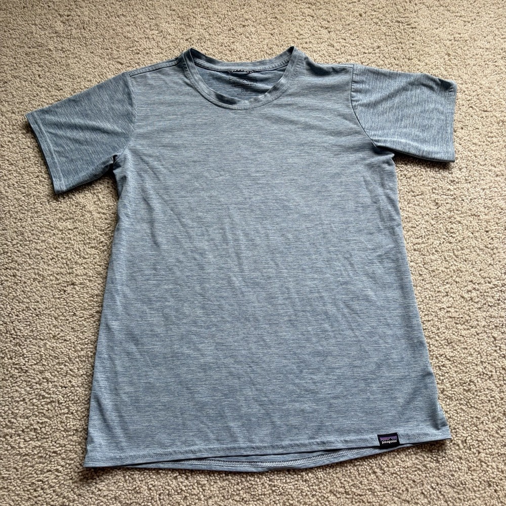 Patagonia Capilene Cool Daily Short Sleeve T-Shirt Womens XS Blue Hiking Outdoor